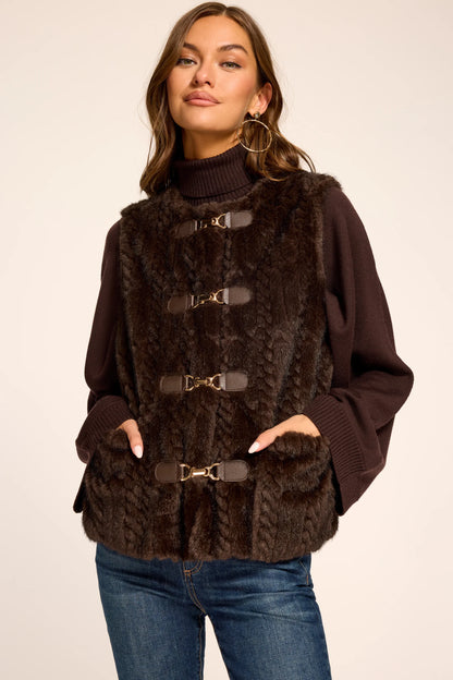 Minnie Faux Fur Vest