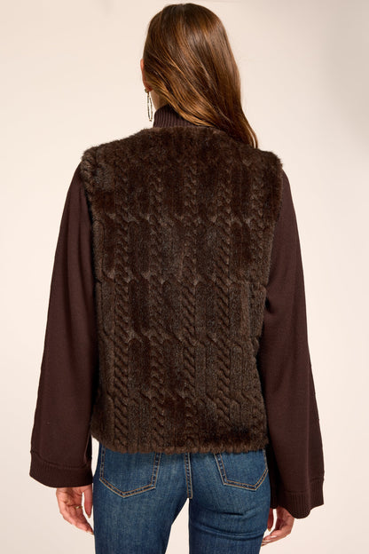 Minnie Faux Fur Vest