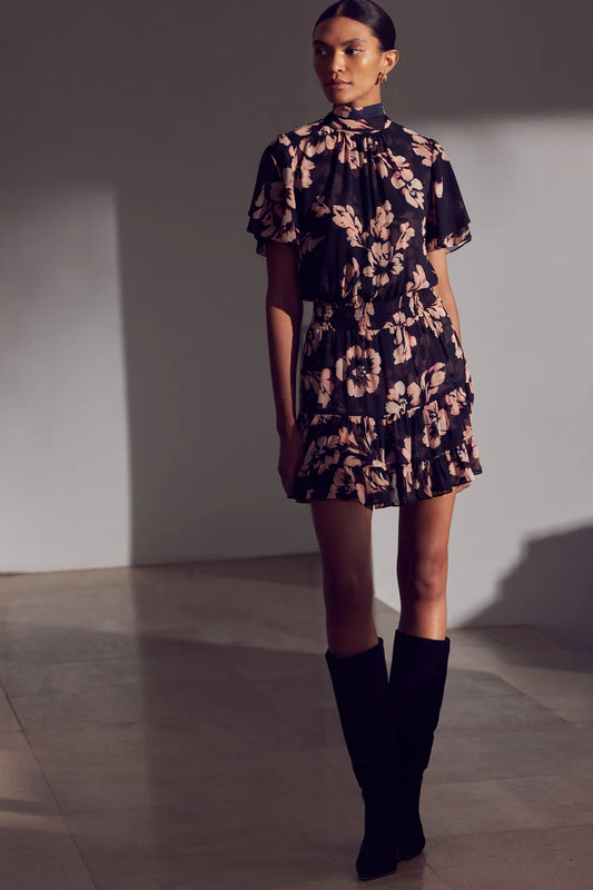 Saffie Dress - Auric Flora