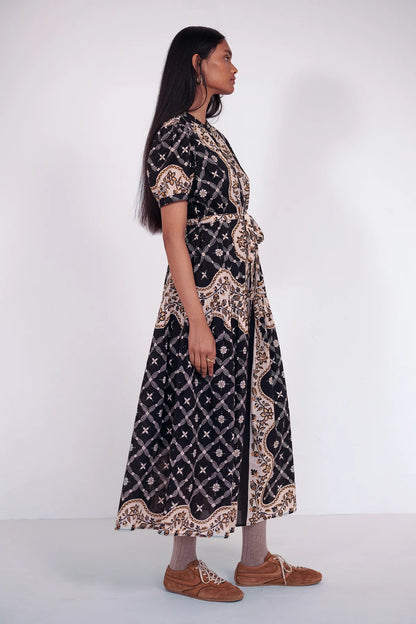 Saylor Dress - Bandana Black Beauty