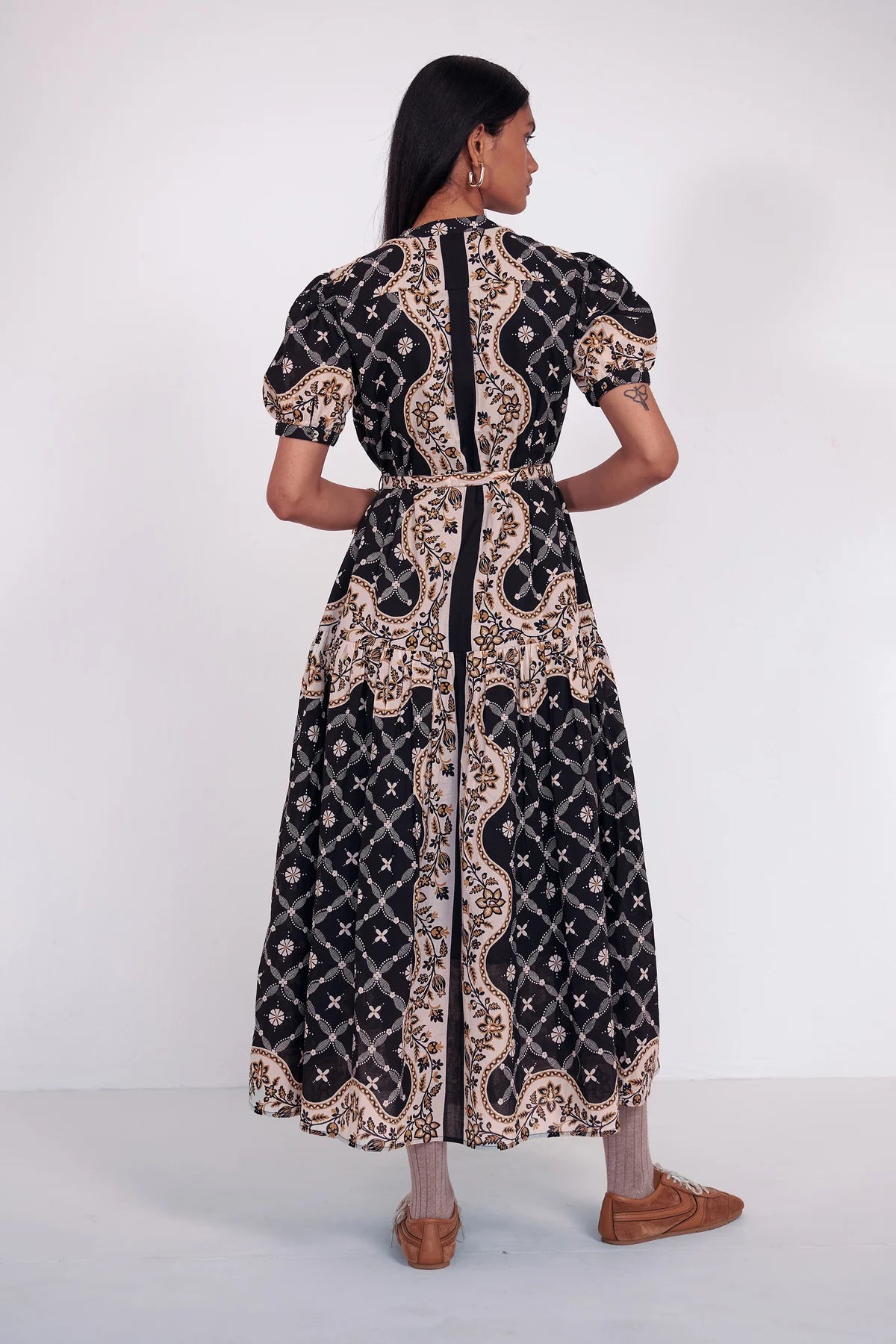Saylor Dress - Bandana Black Beauty