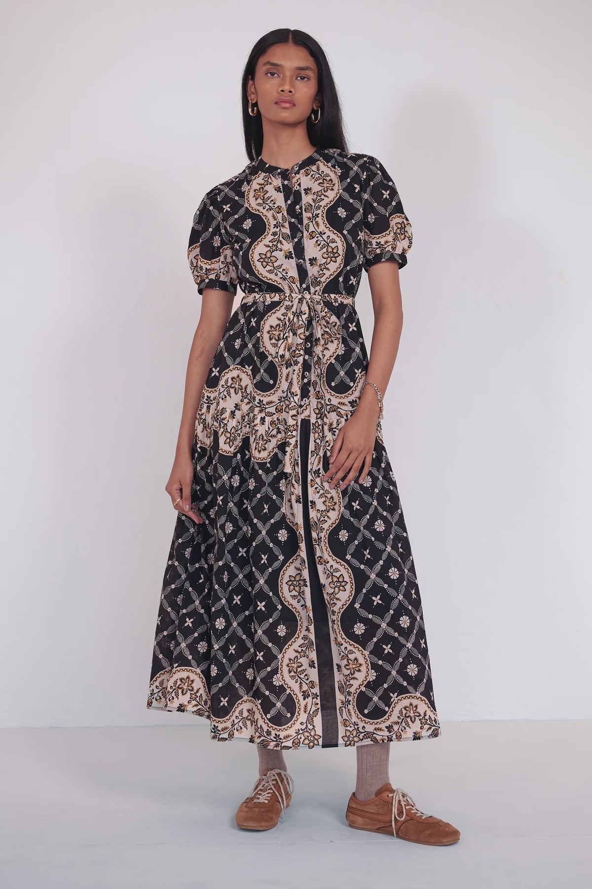 Saylor Dress - Bandana Black Beauty