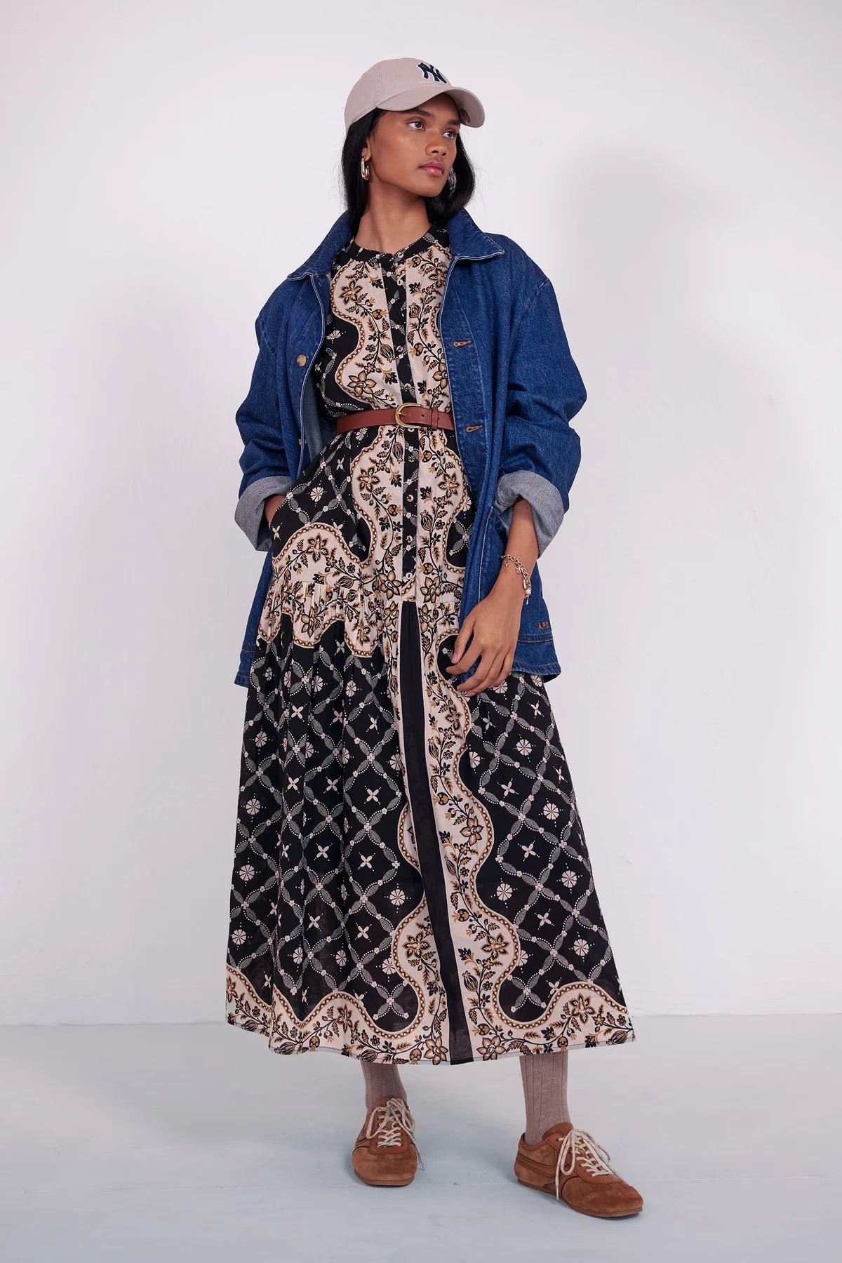 Saylor Dress - Bandana Black Beauty
