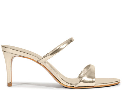 Jessica Mule Sandal - Platina