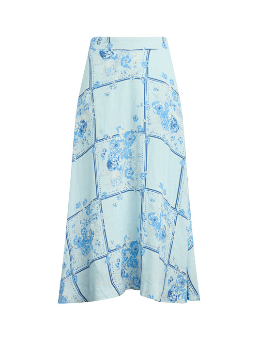 The There For You Linen Maxi Skirt