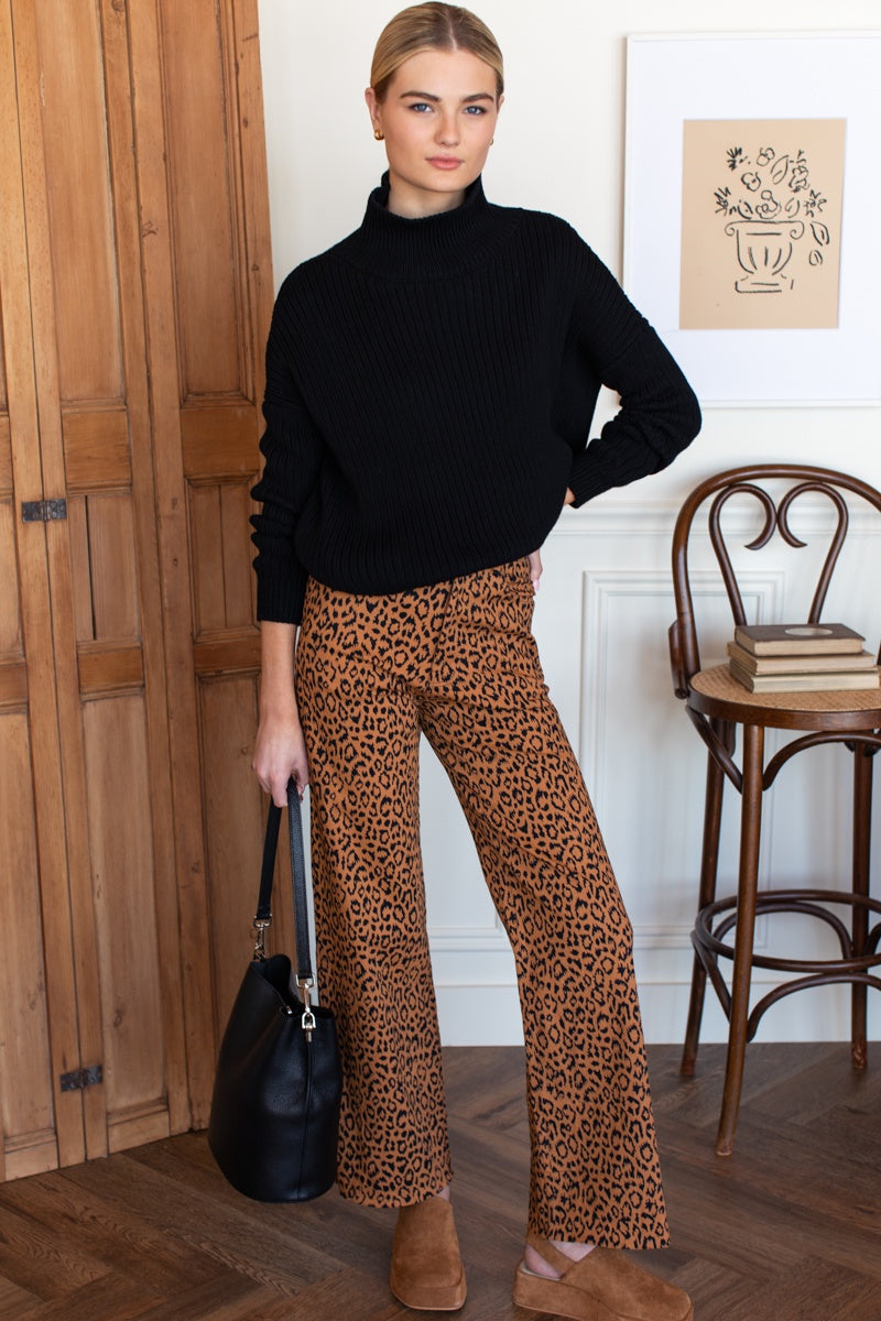 Everyday Pant - Vintage Leopard