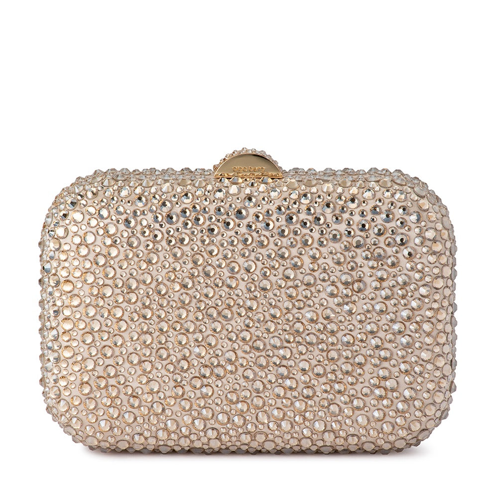 Casey Hot Fix Clutch - Champagne