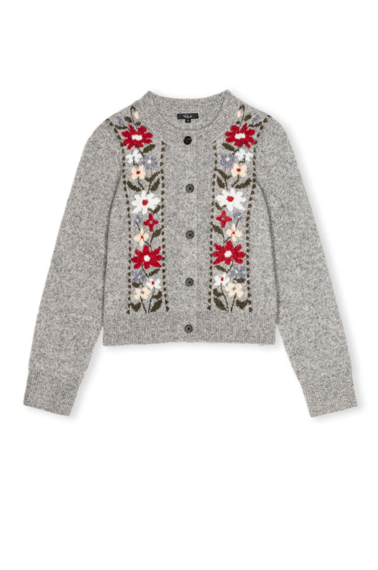 Millie Cardigan - Grey Flora