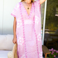 Daughters Caftan - Dark Pink Organic