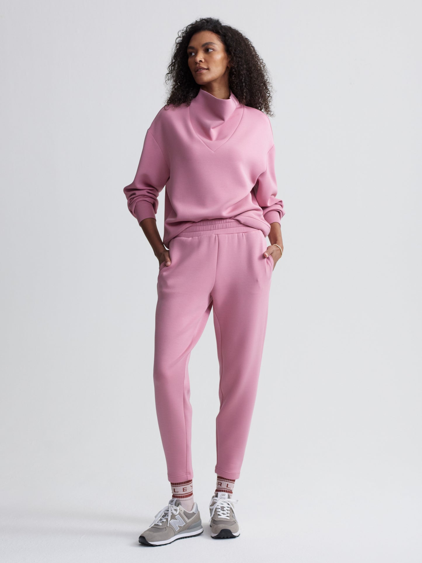 The Slim Cuff Pant 27.5" - Foxglove