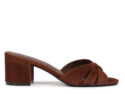 Keefa Block Mule - Root Brown