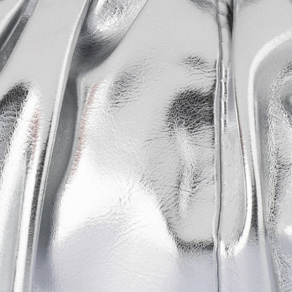 Betty Metallic Clutch - Silver