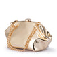 Tally Metallic Clutch - Gold