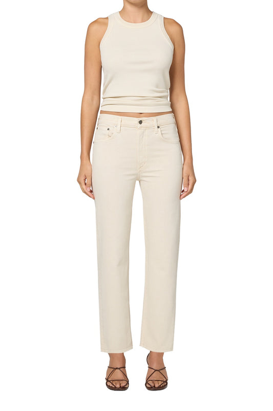 Palma Straight Clean Hem in Almond