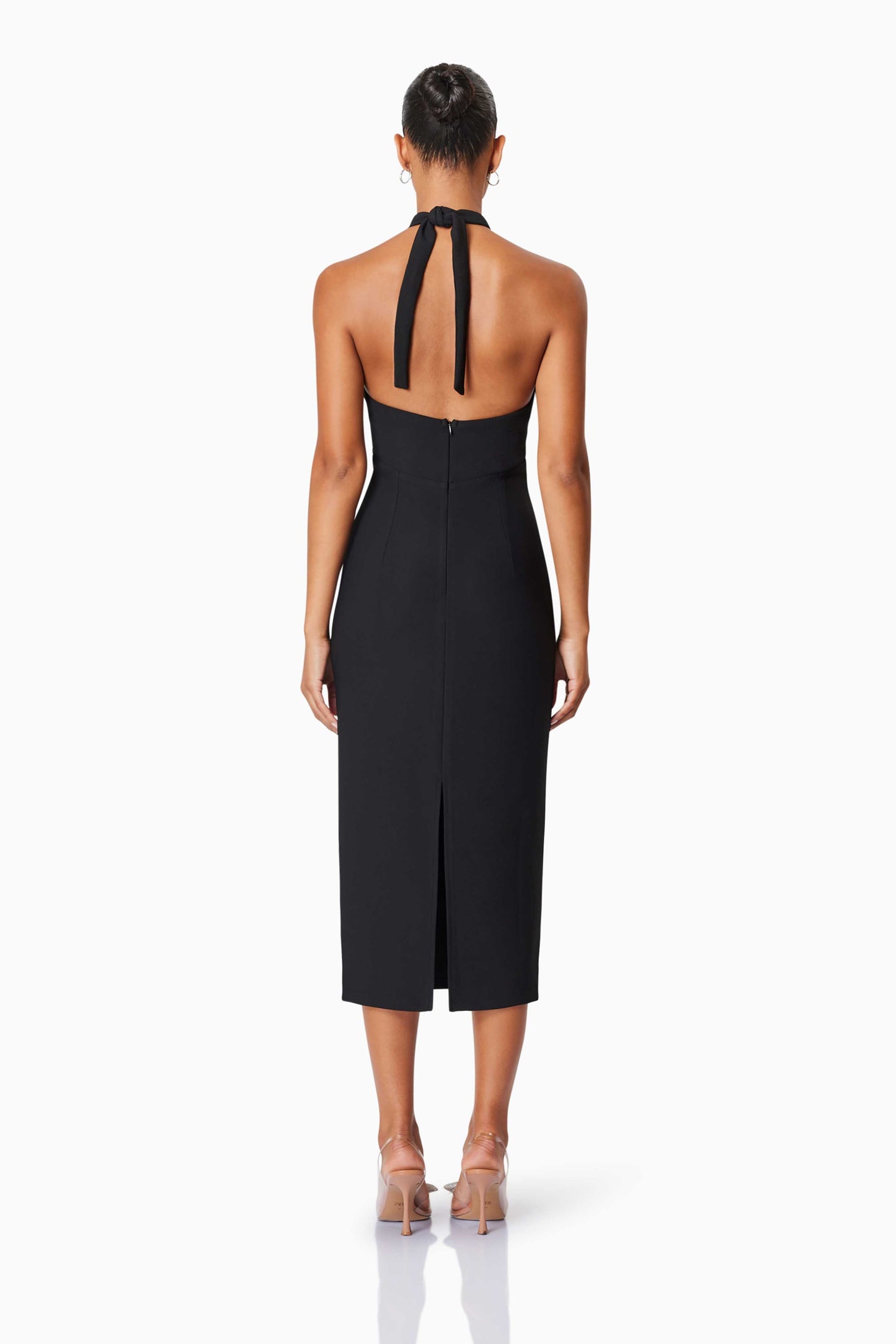 Victoria Midi Dress - Black