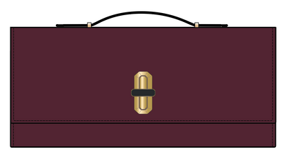 Heirloom Clutch - Cherry Lacquer