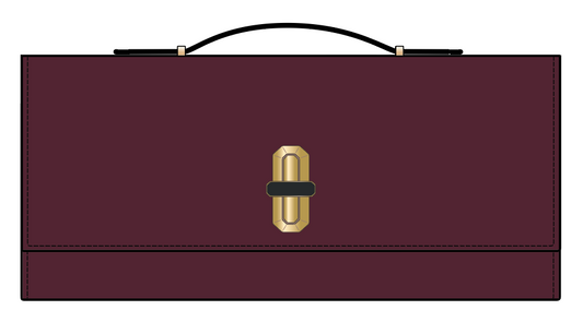 Heirloom Clutch - Cherry Lacquer