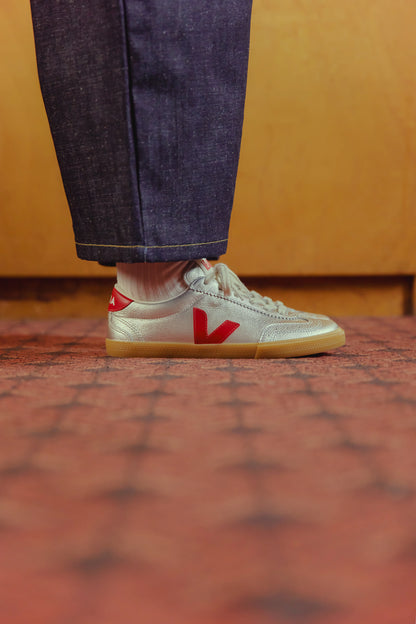 Volley Sneakers - Silver/Pepper