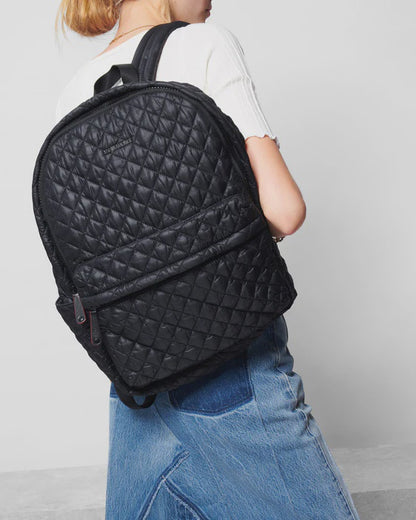 Black Metro Backpack Deluxe