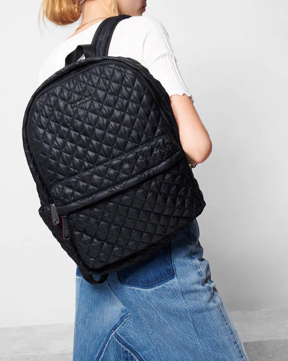 Black Metro Backpack Deluxe