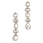 Tyra Drop Earrings - Silver