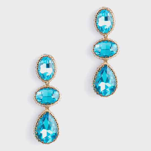 Hadlee Earring - Aqua