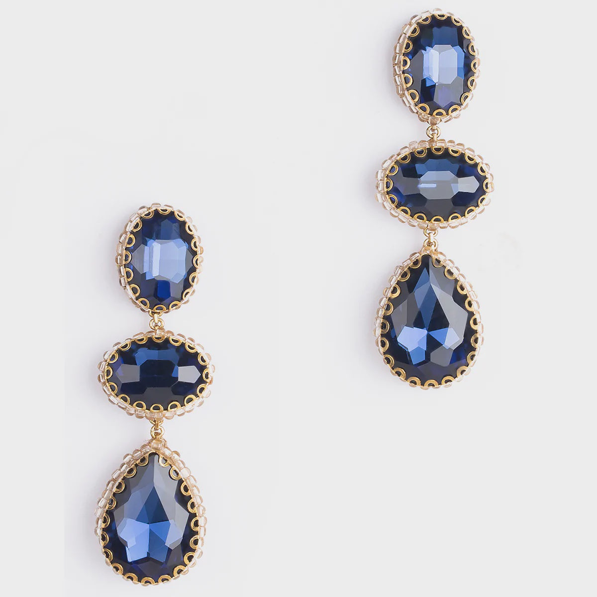 Hadlee Earrings - Sapphire