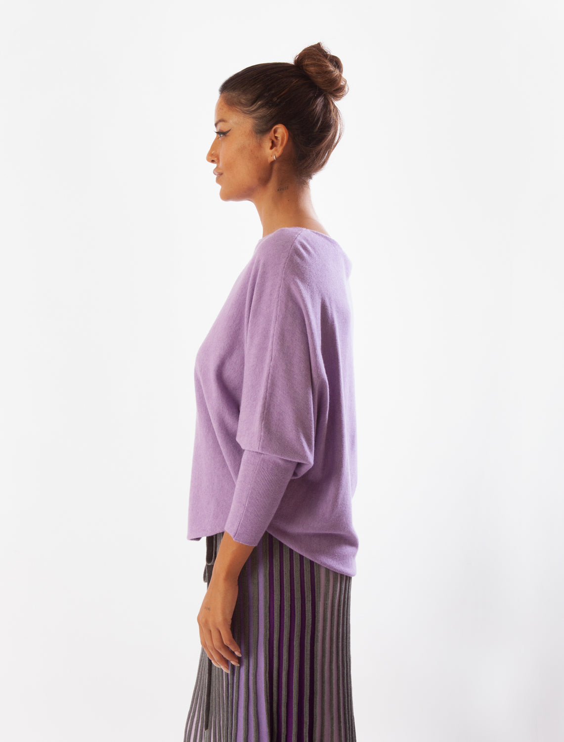 Lavender Thin Waverly Sweater