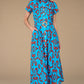 Marlow Dress in Pacific Ikat