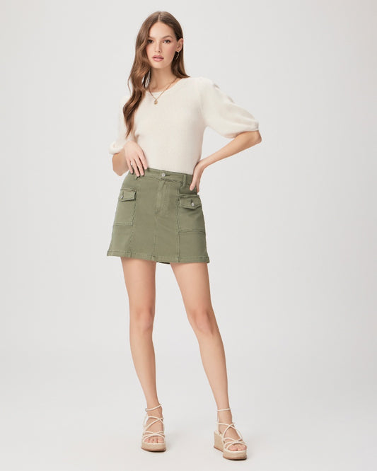 Jessie Cargo Skirt - Vintage Ivy Green