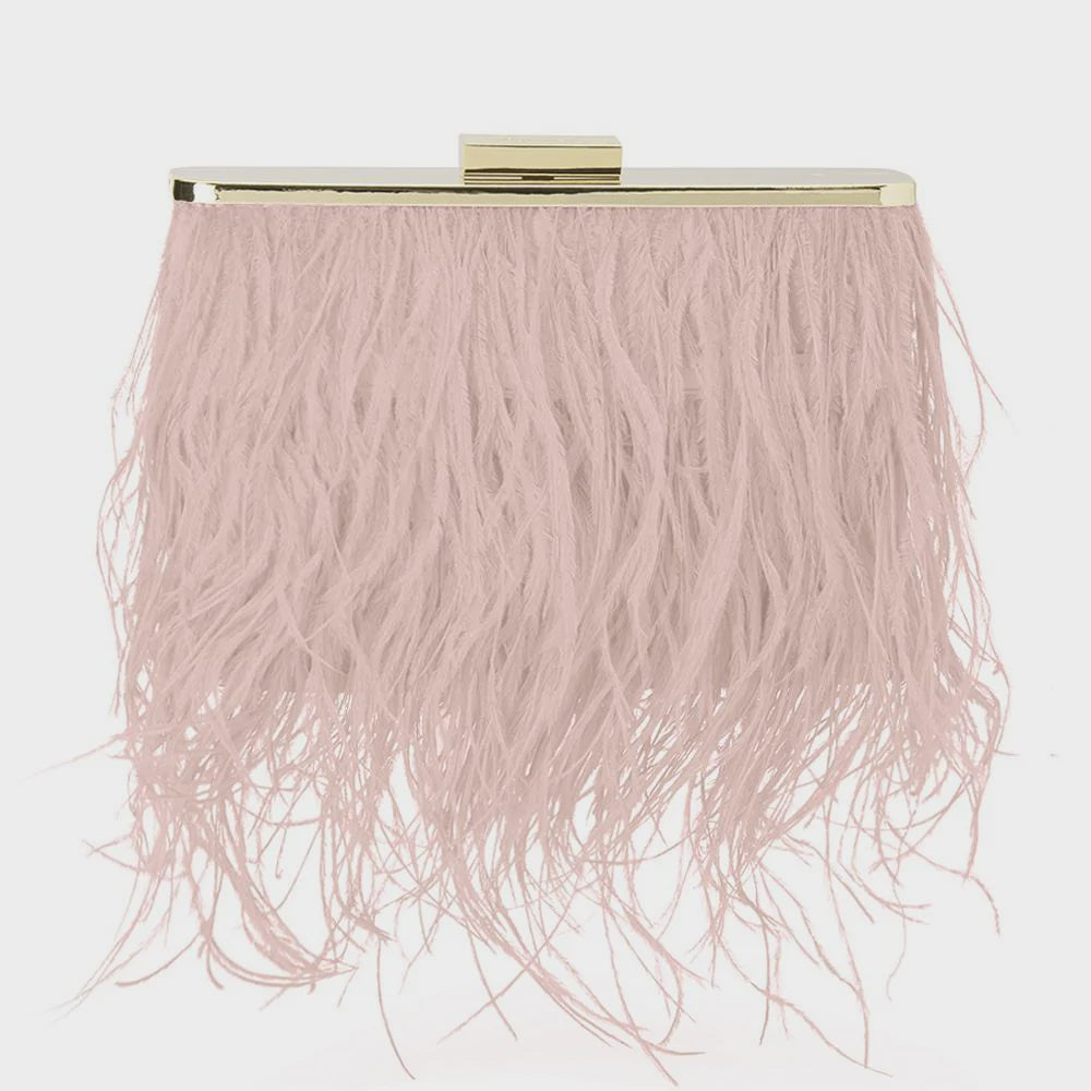 Blush coloured sale clutch bag