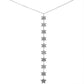 Rigel Star Lariat Necklace Silver