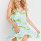Aqua Summer Slip Dress