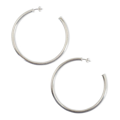 Everybody's Favorite Hoops-Brushed Silver